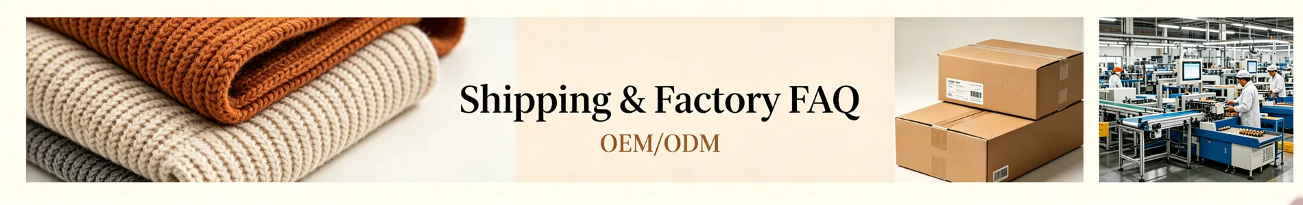 Shipping & Factory FAQ Manufacturer